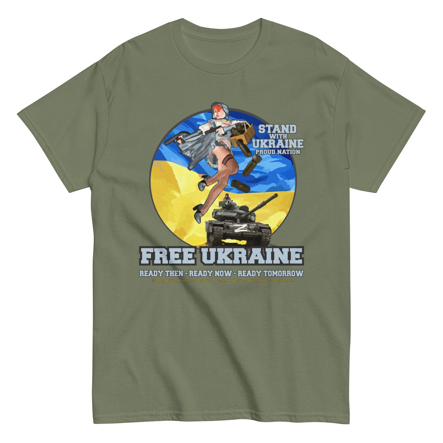 Free Ukraine Save Ukraine, Comancha T-Shirt,