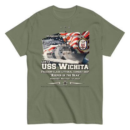 USS Wichita LCS-13 Littoral Comabat Ship Ship classic t-shirt