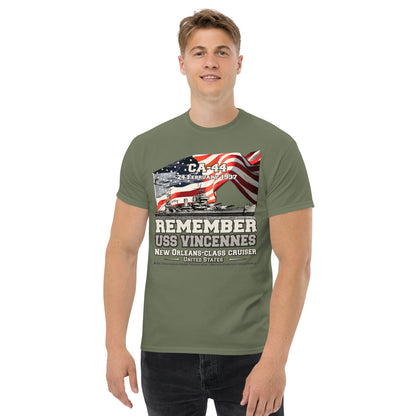 USS VINCENNES CA-44 Cruiser T-shirt