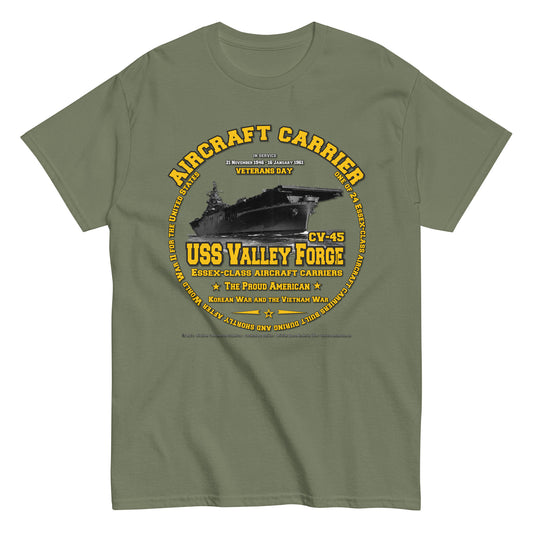 USS VALLEY FORGE CV-45 Aircraft Carrier T-shirt