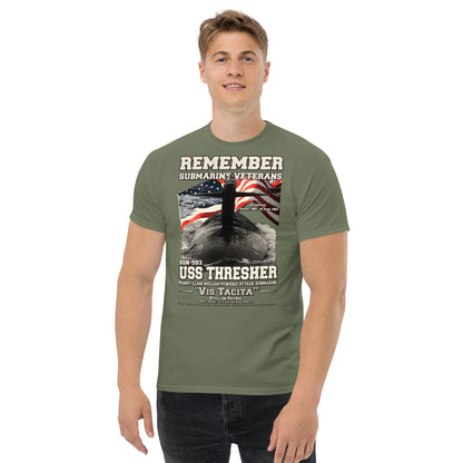 USS THRESHER SSN-593 Submarine t-shirt