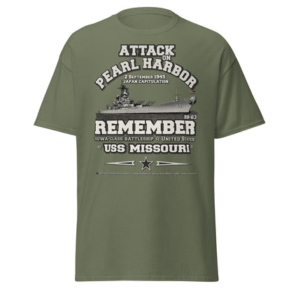 USS MISSOURI BB-63 Remember Pearl Harbor, Comancha Graphics,