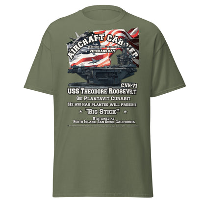 USS THEODOR ROOSVELT CVN-71 Aircraft Carrier Veterans, Comancha Graphics,