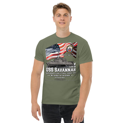 USS SAVANNAH LCS-28 Littoral Combat Ship t-shirt