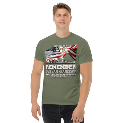 USS SAN FRANCISCO CA-38 Cruiser Veterans classic t-shirt, Coamancha T-shirts,