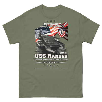 USS RANGER CV-61 Aircraft Carrier T-shirt