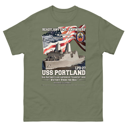 USS PORTLAND LPD-27 Amphibious Transport Dock T-Shirt