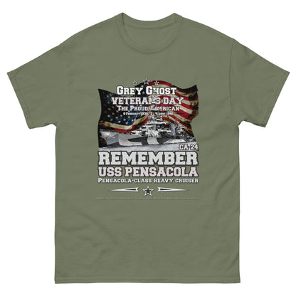 USS PENSACOLA CA-24 Destroyer T-Shirt