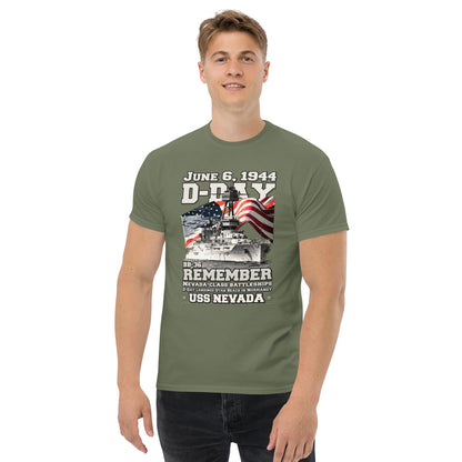 USS NEVADA BB-36 Battleship t-shirt