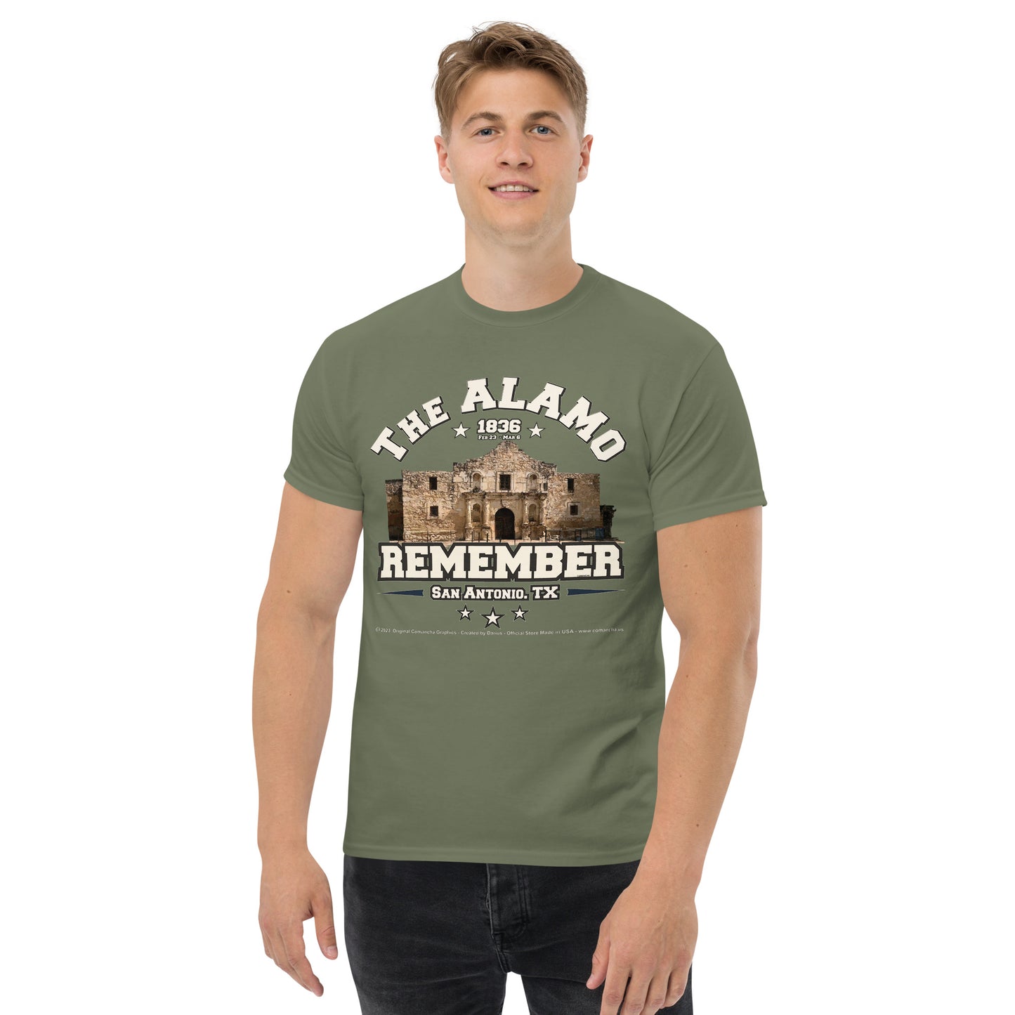 ALAMO 1836 t-shirt, Texas Pride T-shirt, Comancha T-shirts,