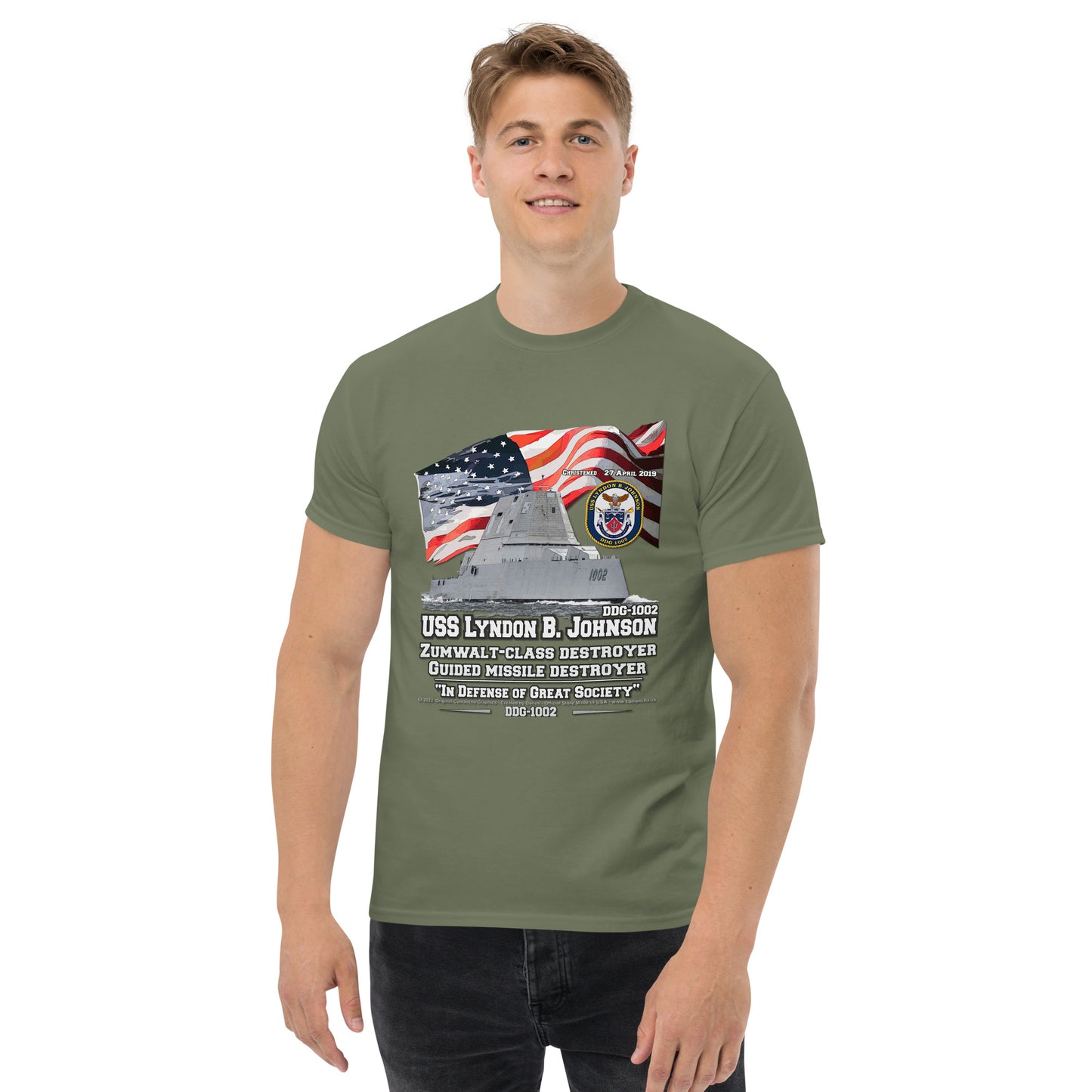 USS LYNDON B. JOHNSON DDG1002 Destroyer T-Shirt