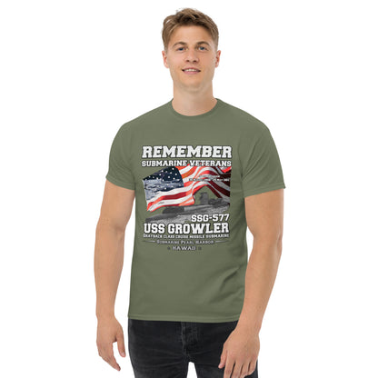 USS GROWLER SSG-577 Submarine t-shirt