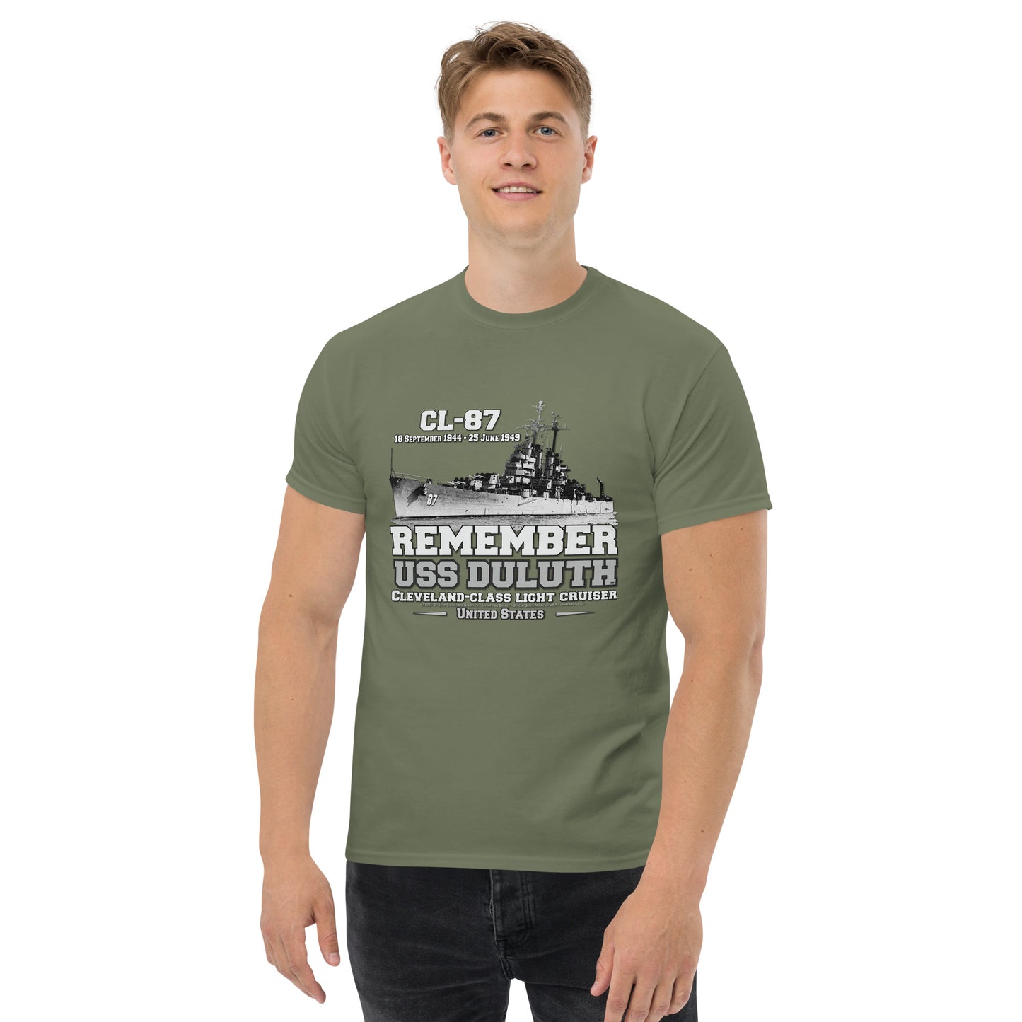 USS DULUTH CL-87 Cruiser T-shirt