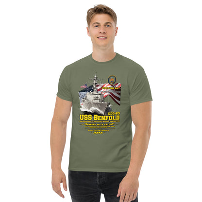 USS BENFOLD t-shirt,USS BENFOLD DDG-65 tee,Destroyer Veterans T-shirt, Comancha Navy Tees,