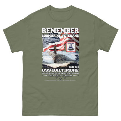 USS BALTIMORE t-shirt,USS BALTIMORE SSN-704 t-shirt, Submarine Veterans T-shirt, Comancha Navy T-shirts, us navy t-shirt,