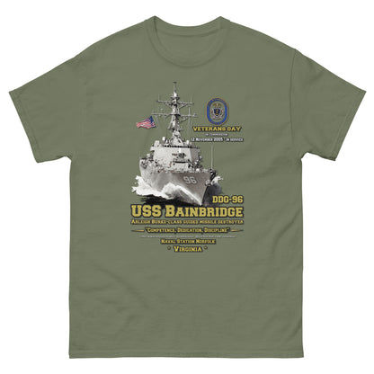 USS BAINBRIDGE veterans t-shirt, USS BAINBRIDGE gift,USS BAINBRIDGE DDG-96 t-shirt, Destroyer Veterans T-shirt, Comancha Navy T-shirt, us navy t-shirt,