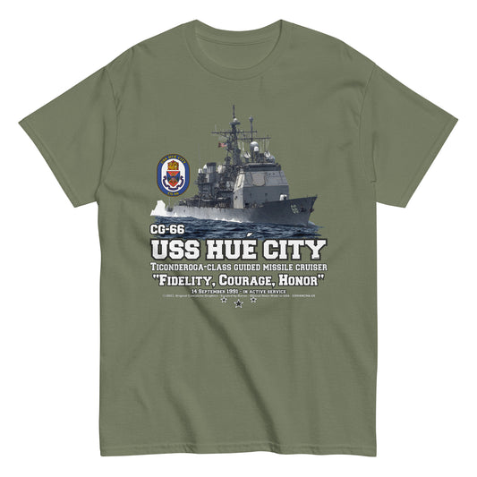 USS HUE CITY CG-66 t-shirt, USS HUE CITY veterans tee,USS HUE CITY CG-66 US Cruiser Veterans T-shirt, US Cruiser Tees, comancha T-shirt Store,