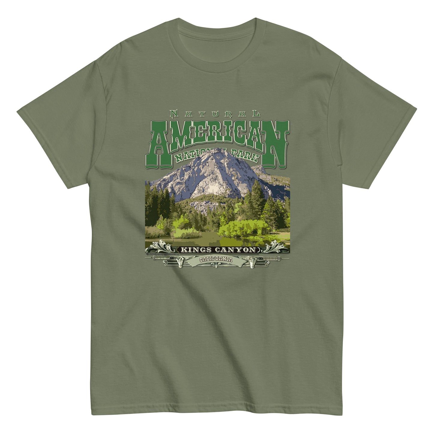 Kings Canyon National Park t-shirt, Comancha Graphics,Kings Canyon t-shirt, Comancha Graphics tee,