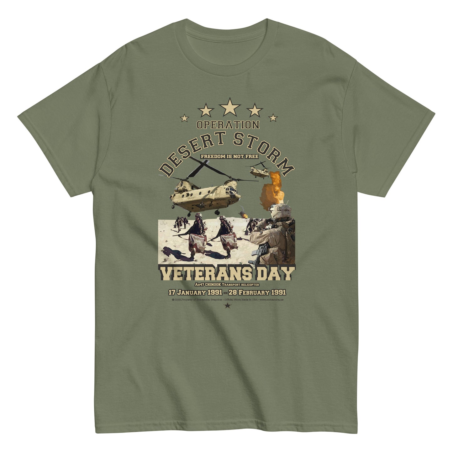 Operation Desert Storm t-shirt,Desert Storm t-shirt,us army t-shirt,comancha,