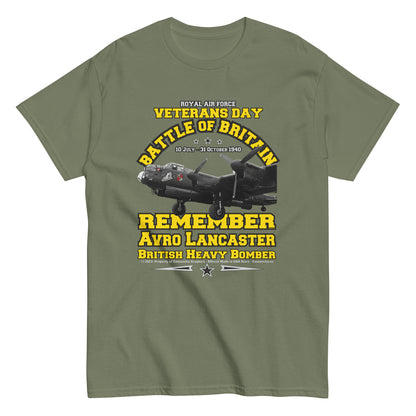 Battle of Britain t-shirt, Avro Lancaster T-shirt,Lancaster T-shirt,Comancha Graphics,