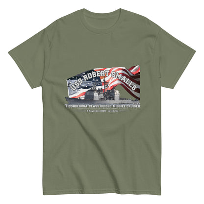 USS ROBERT SMALLS CG-62 Cruiser T-shirt, USS ROBERT SMALLS t-shirt,US Navy T-shirt,Comancha stort, navy veterans t-shirt,