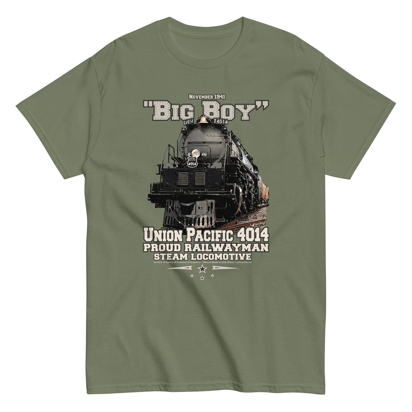 BIG BOY 4014 Steam locomotive T-shirt,Big boy 4014 t-shirt, Steam locomotive t-shirt,