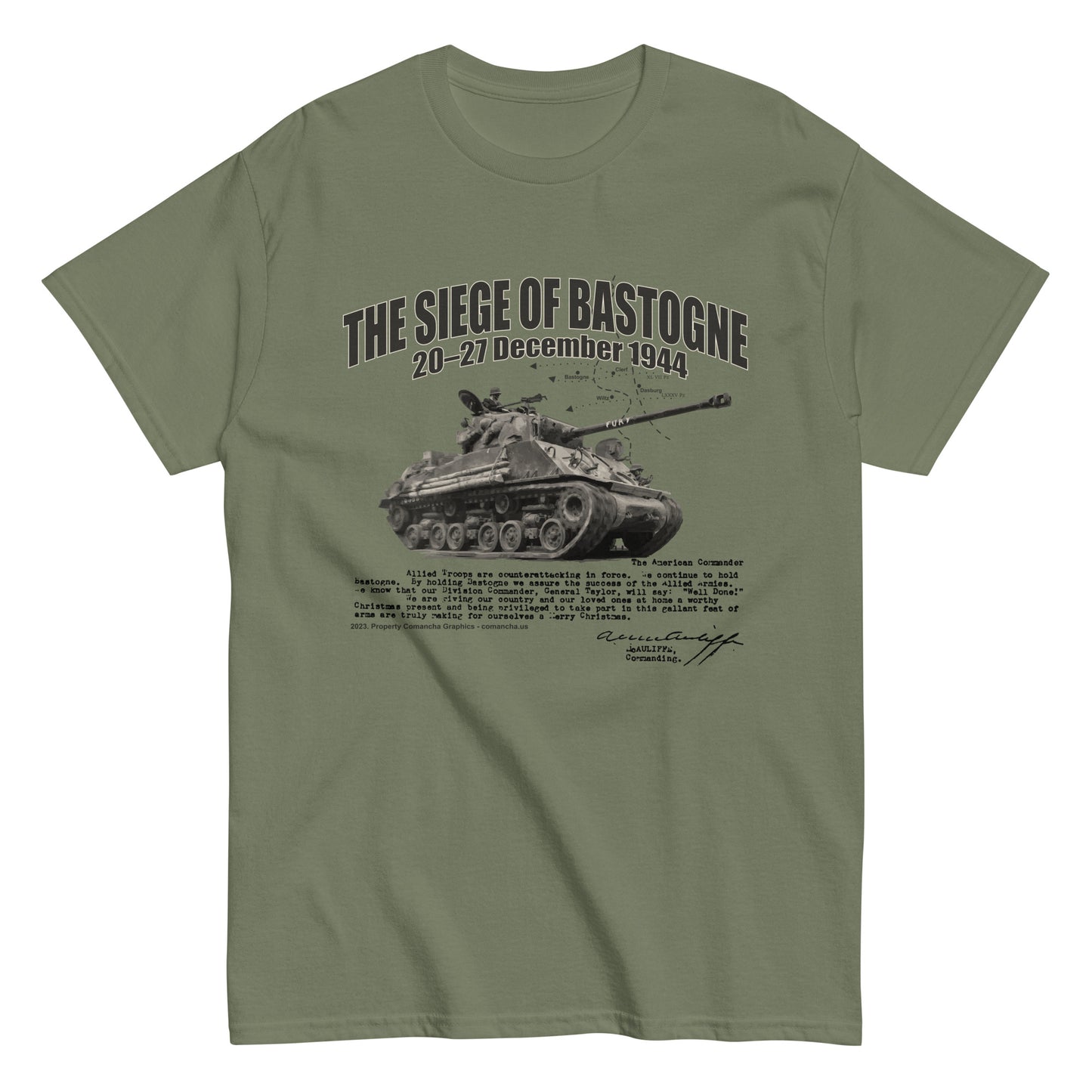 The Siege of Bastogne T-shirt, Operation Garden Market t-shirt,