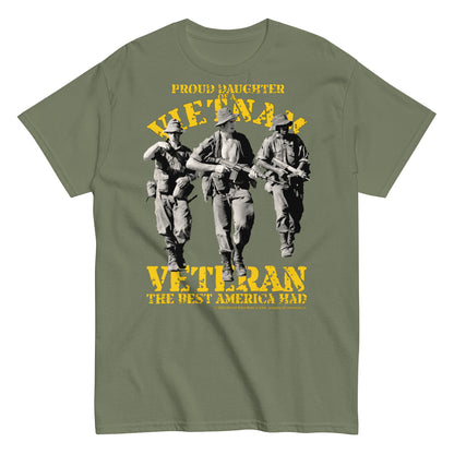 Proud Daughter of a Vietnam Veteran T-shirt, Vietnam veterans t-shirt, Vietnam war tee, us army veterans tee,Armay veterans t-shirt,comancha graphics,