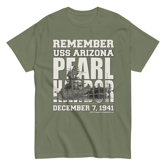 USS Arizona T-shirt,REMEMBER PEARL HARBOR USS Arizona T-shirt, USS Arizona T-shirt, Pearl Harbor Tee, Comancha Graphics Store,