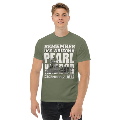 REMEMBER PEARL HARBOR USS Arizona T-shirt, USS Arizona T-shirt, Pearl Harbor Tee, Comancha Graphics Store,