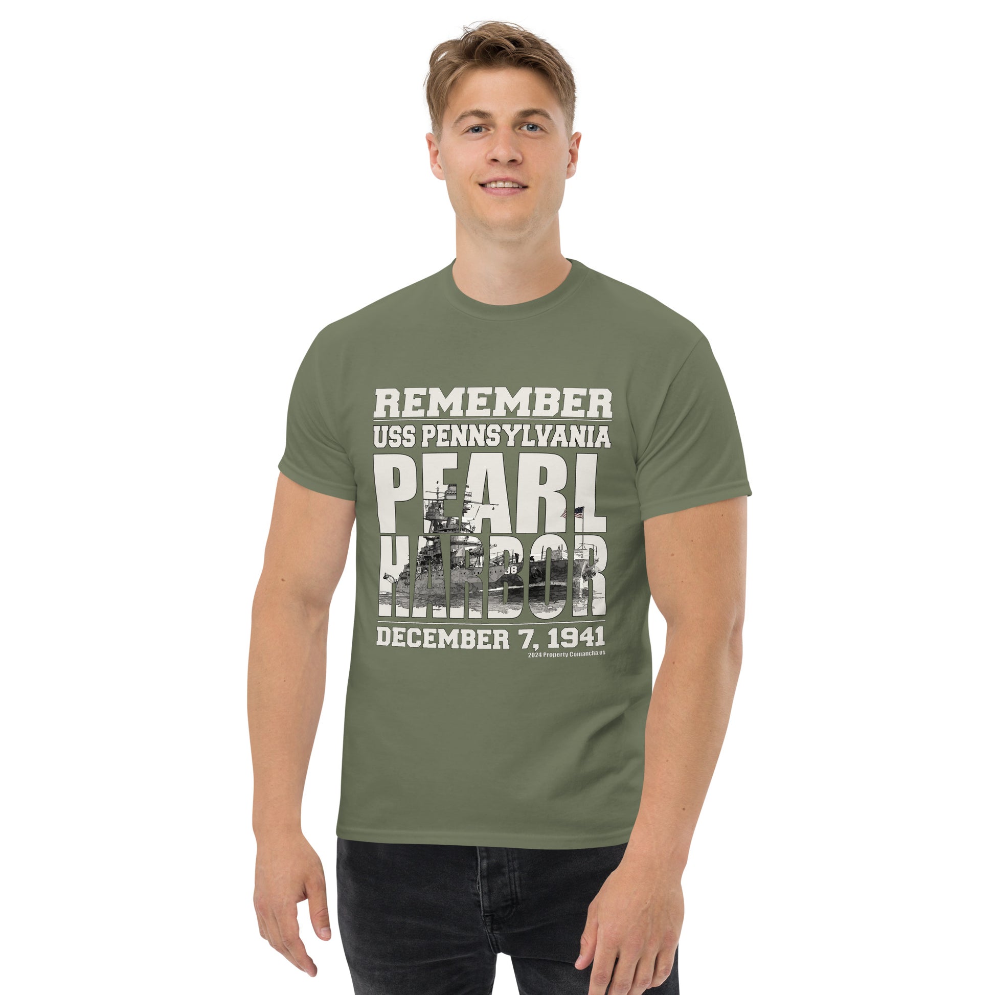 REMEMBER PEARL HARBOR USS Pennsylvania T-shirt, Pearl Harbor Tee, Comancha Graphics Store, REMEMBER PEARL HARBOR USS Pennsylvania Tee, Pearl Harbor Veterans T-shirt, Comancha Graphics tee Store,