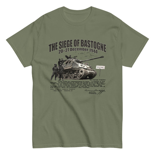 Siege of Bastogne T-shirt, Bastogne 1944 T-shirt, Comancha Graphics Tee,