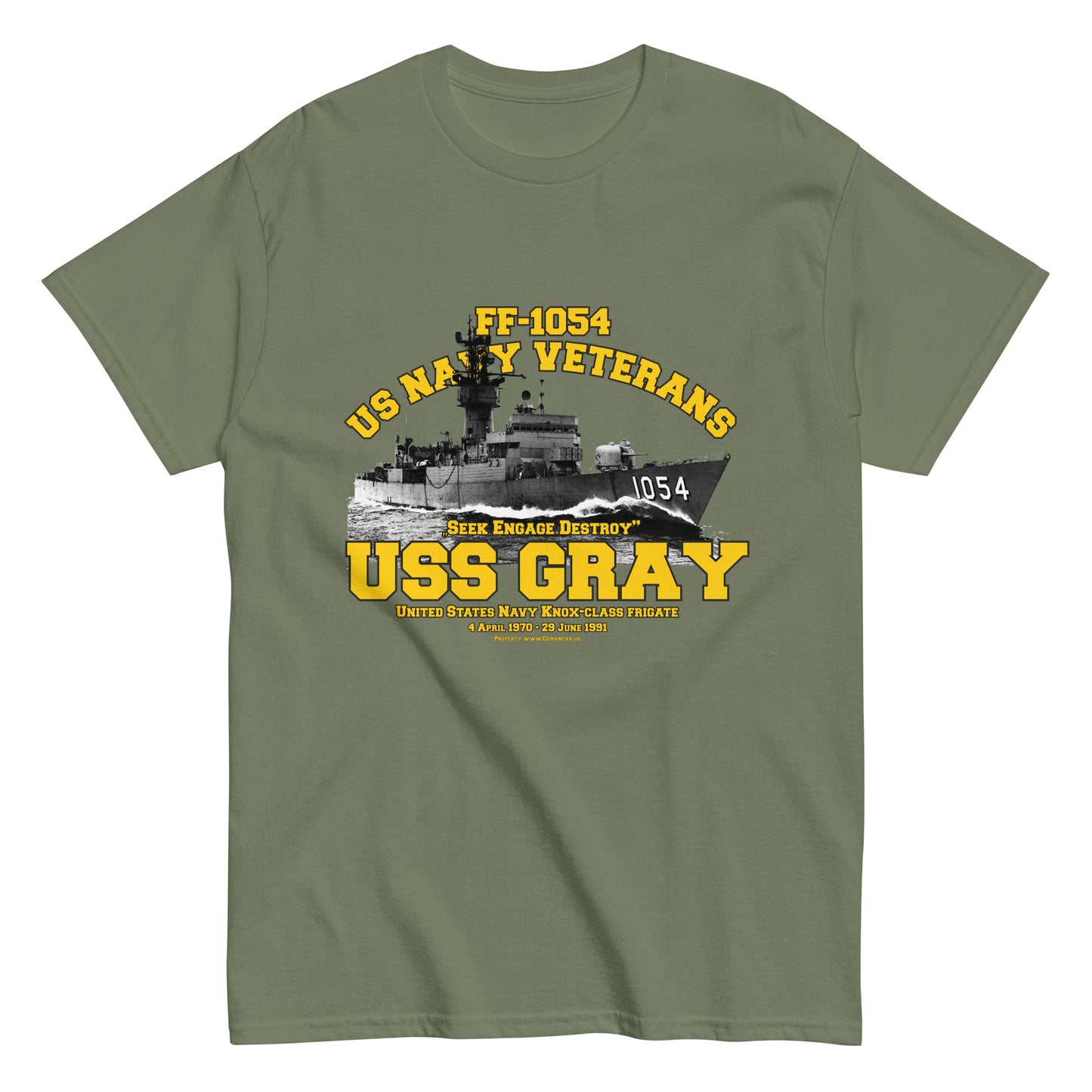 USS GRAY FF-1054 Frigate T-shirt