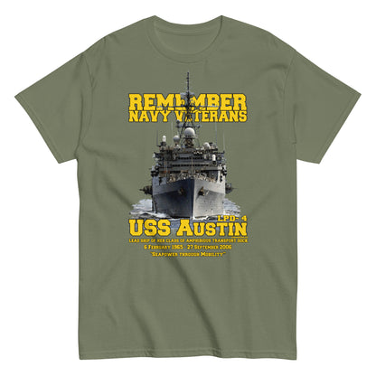 USS AUSTIN LPD-4 Veterans T-shirt,