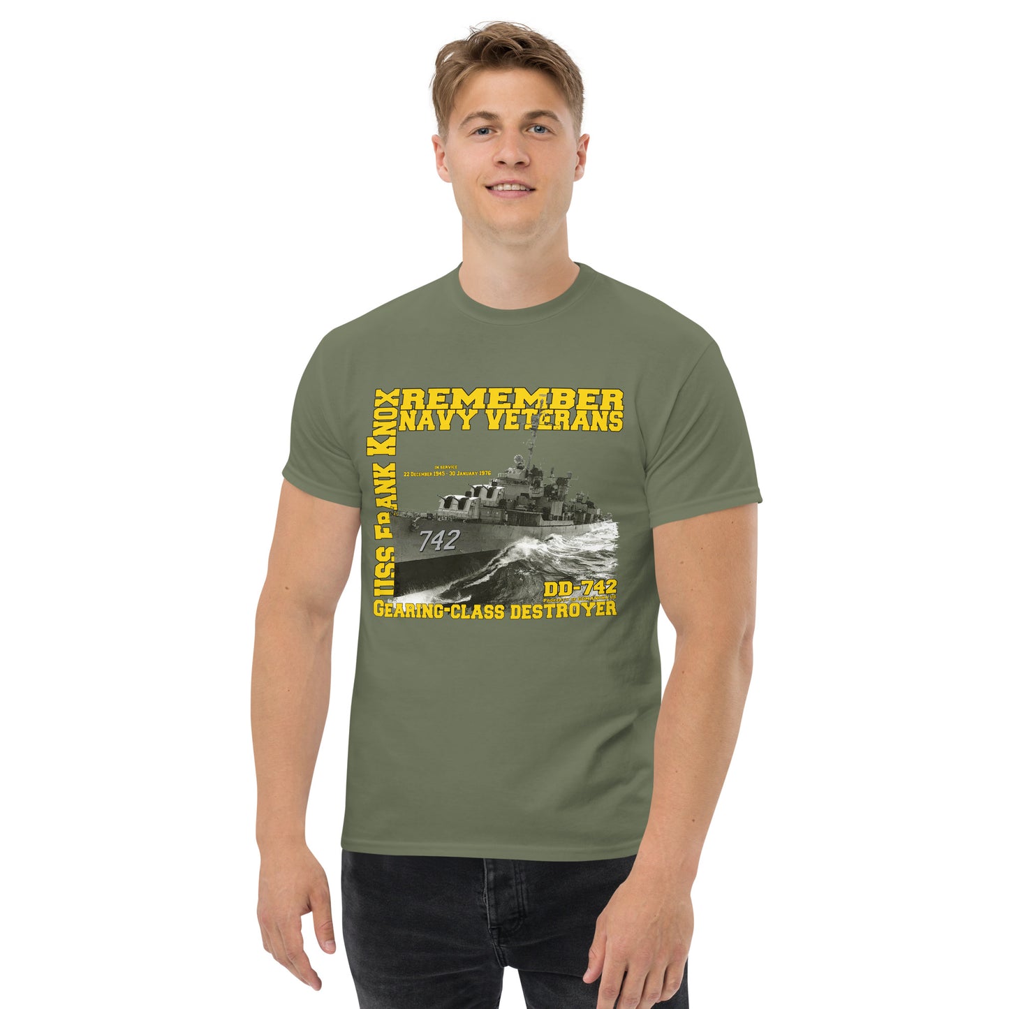 USS Frank Knox DD-842 Destroyer T-shirt