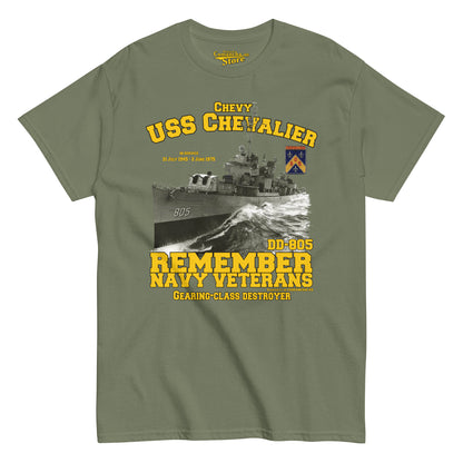 USS Chevalier DD-805 Destroyer Veterans tee