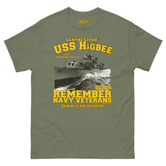 USS Higbee DD-806 Destroyer T-shirt