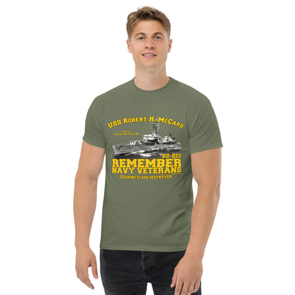 USS Robert H. McCard DD-822 Destroyer tee