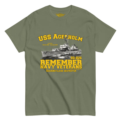 USS Agerholm DD-826 Destroyer T-shirt