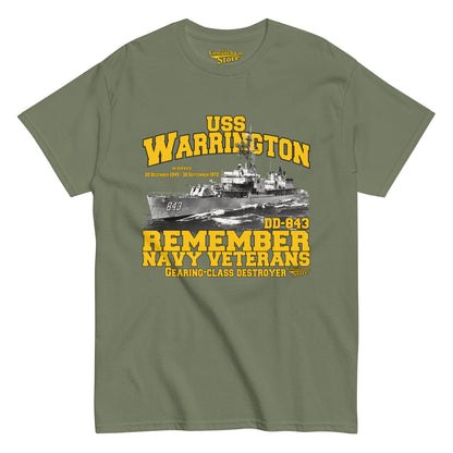 USS Warrington DD-843 Shipmates t-shirt,