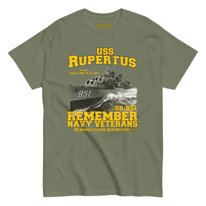 USS Rupertus DD-851 Destroyer T-shirt,