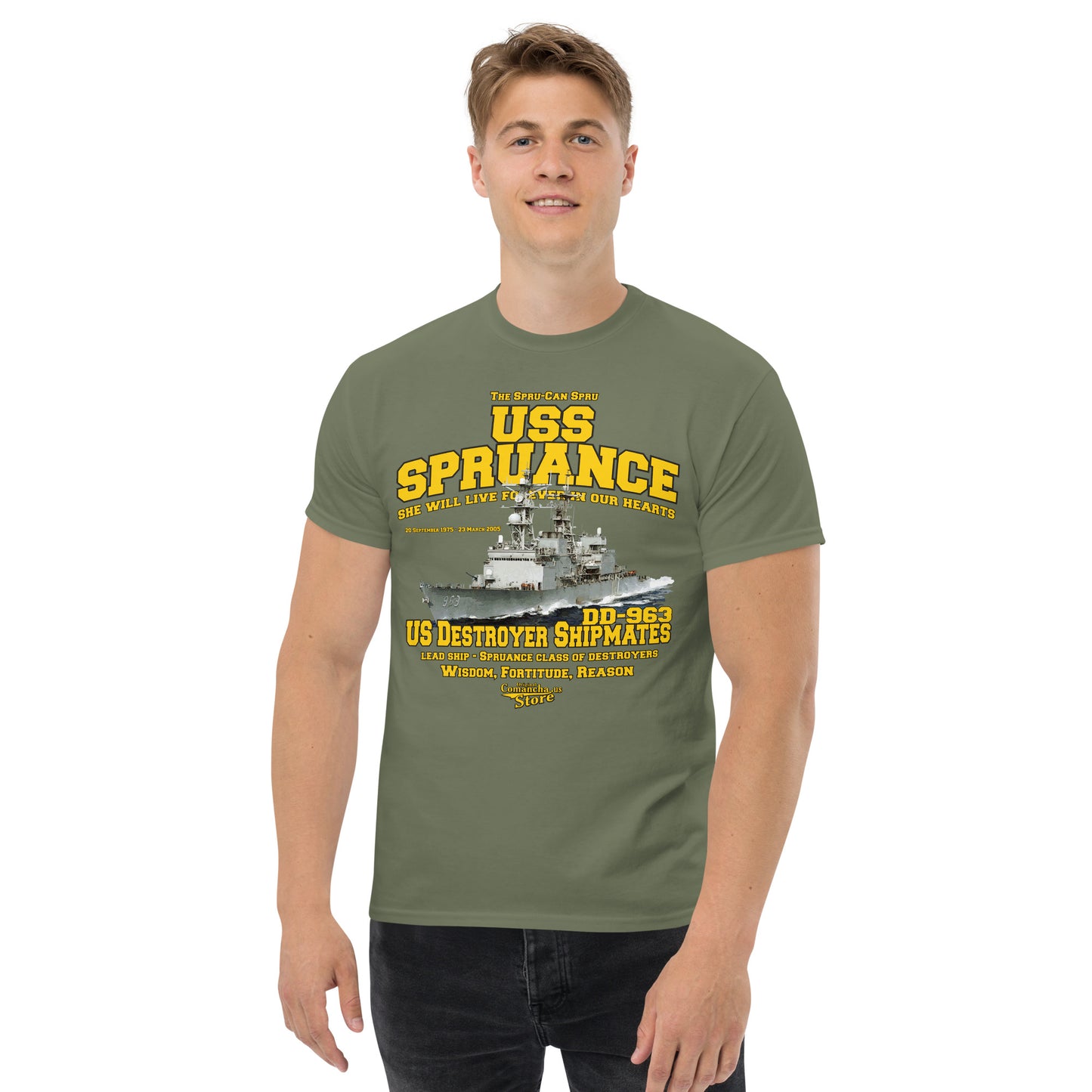 USS Spruance DD-963 T-shirt,