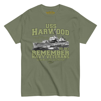 USS Harwood DD-861 Destroyer tee,