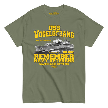 USS Vogelgesang DD-862 Destroyer Tee