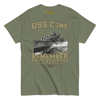 USS Cone DD-866 Shipmates T-shirt,