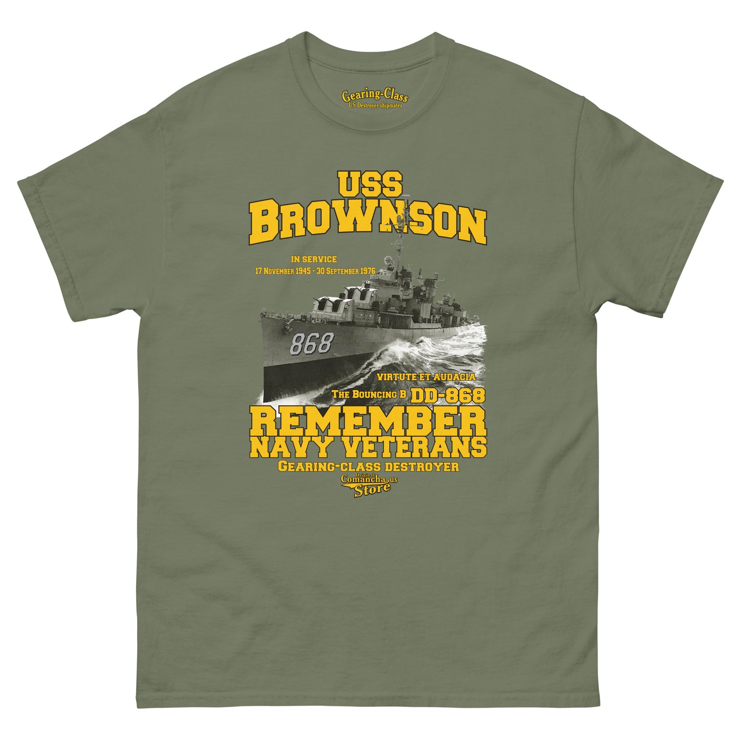 USS Brownson DD-868 Shipmates tee,