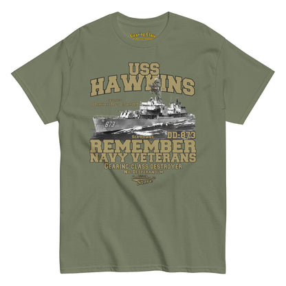 USS Hawkins DD-873 t-shirt