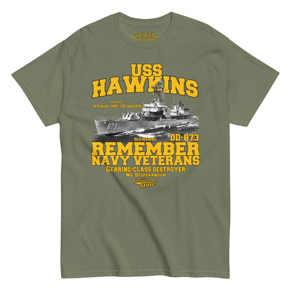 USS Hawkins DD-873 Shipmates tee