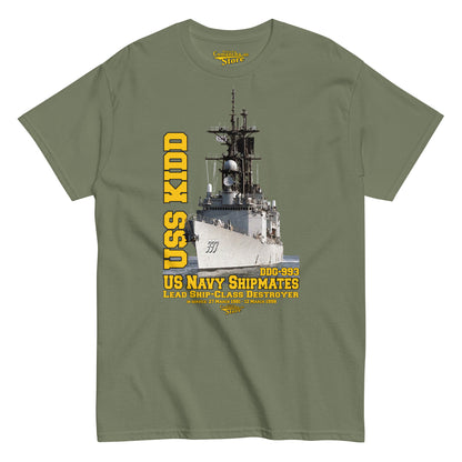 USS Kidd DDG-993 t-shirt,