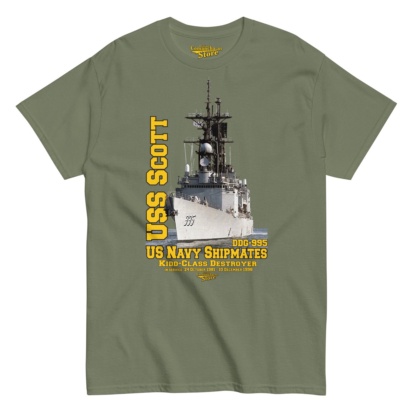 USS Scott DDG-995 tee